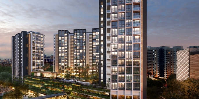 Artist's impression of Park Place Residences