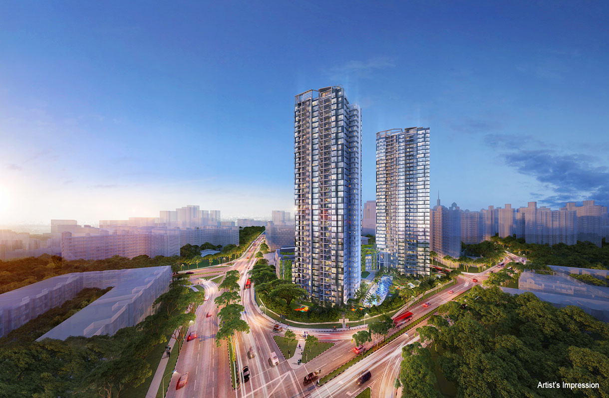 Gem Residences in Toa Payoh is flanked by expressways. 99.co.