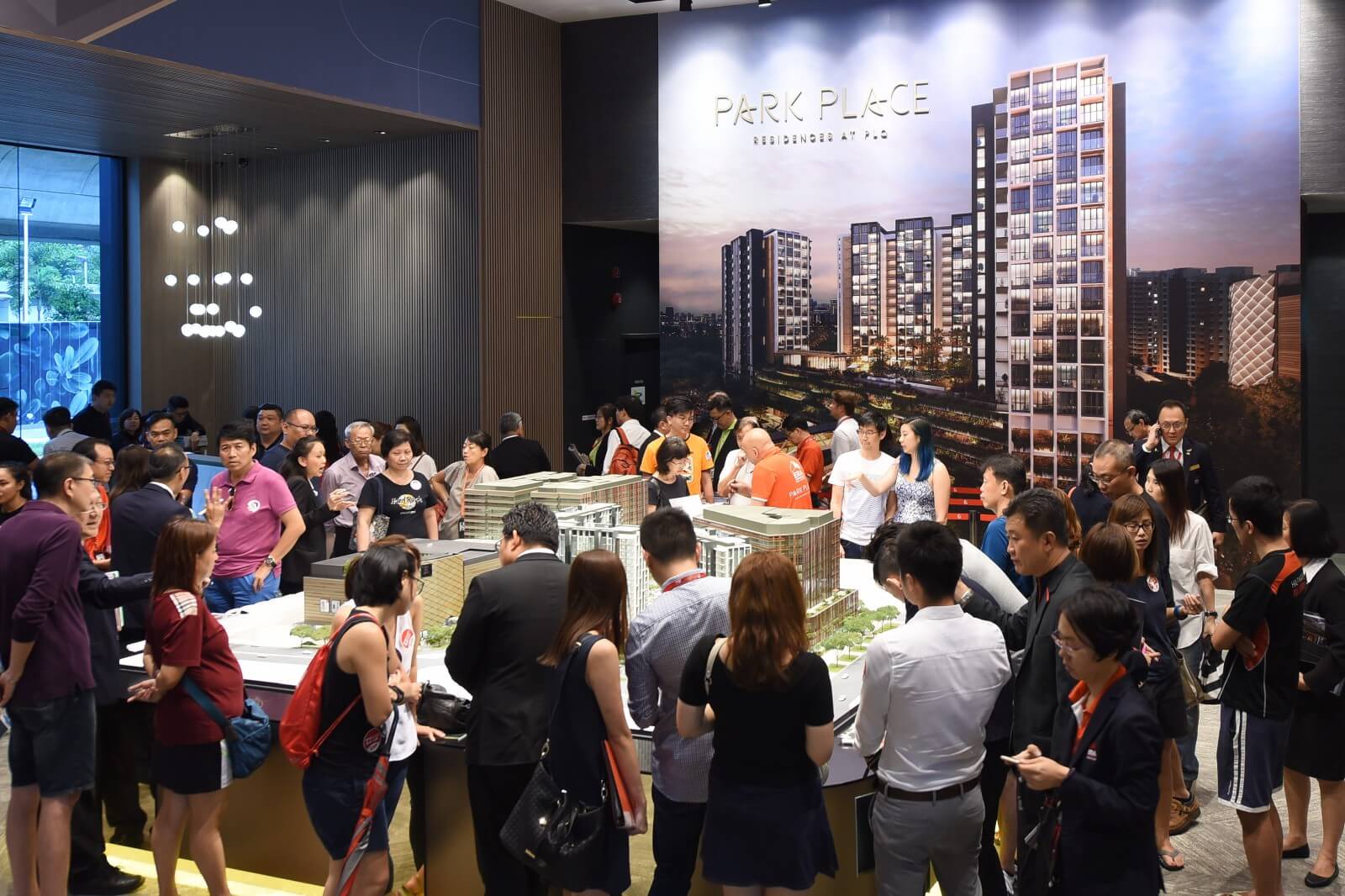 Park Place Residences showsuite turn out on 25 March 2018