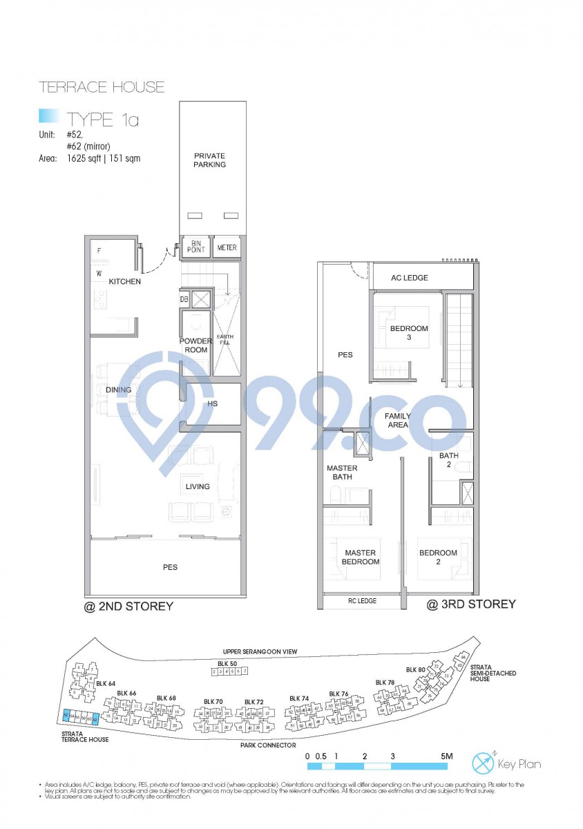 Type A1 - 1-bedroom, 484 sqft | 45 sqm