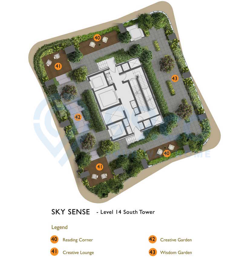 New Futura Level 10 South Tower Siteplan