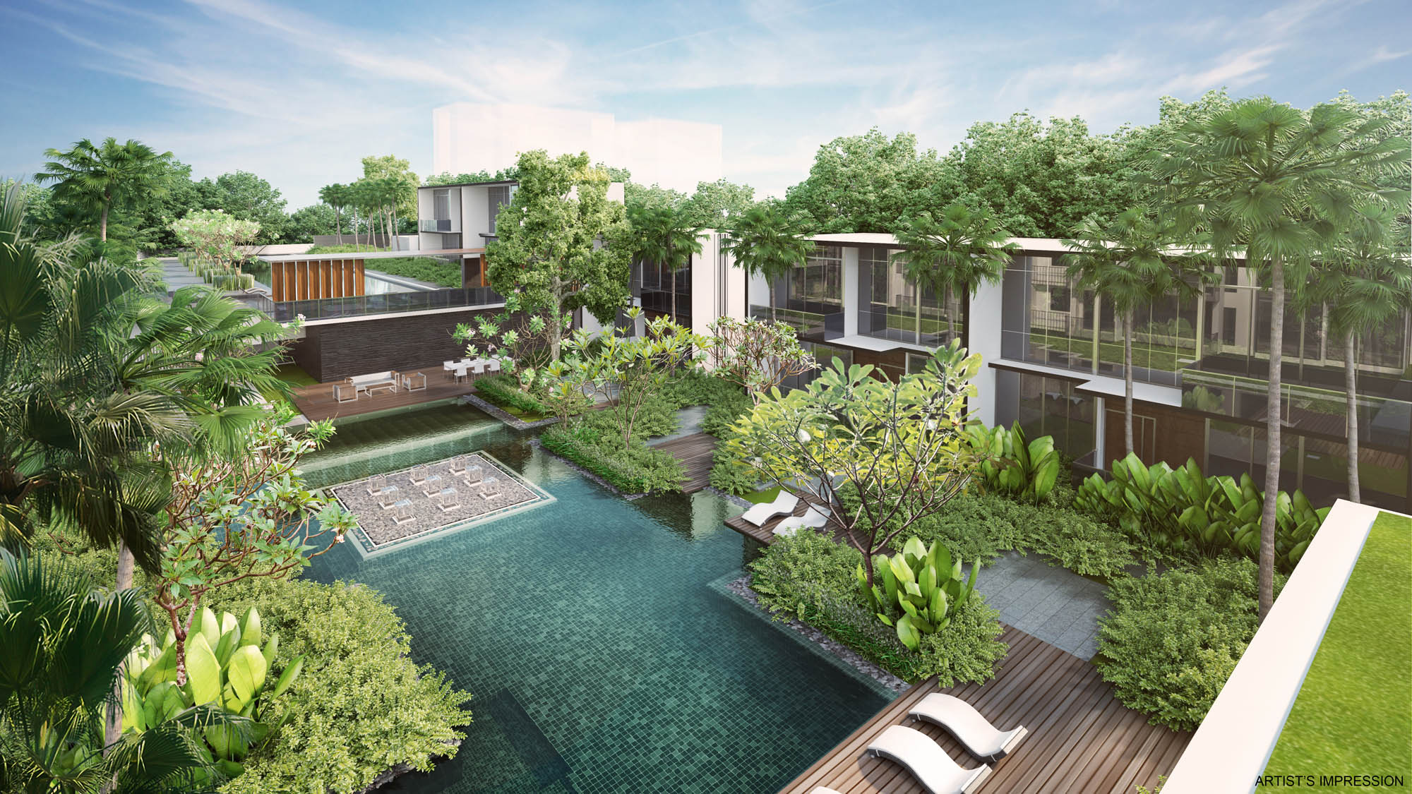 A scenic birds-eye view of Thomson Impressions. 99.co.